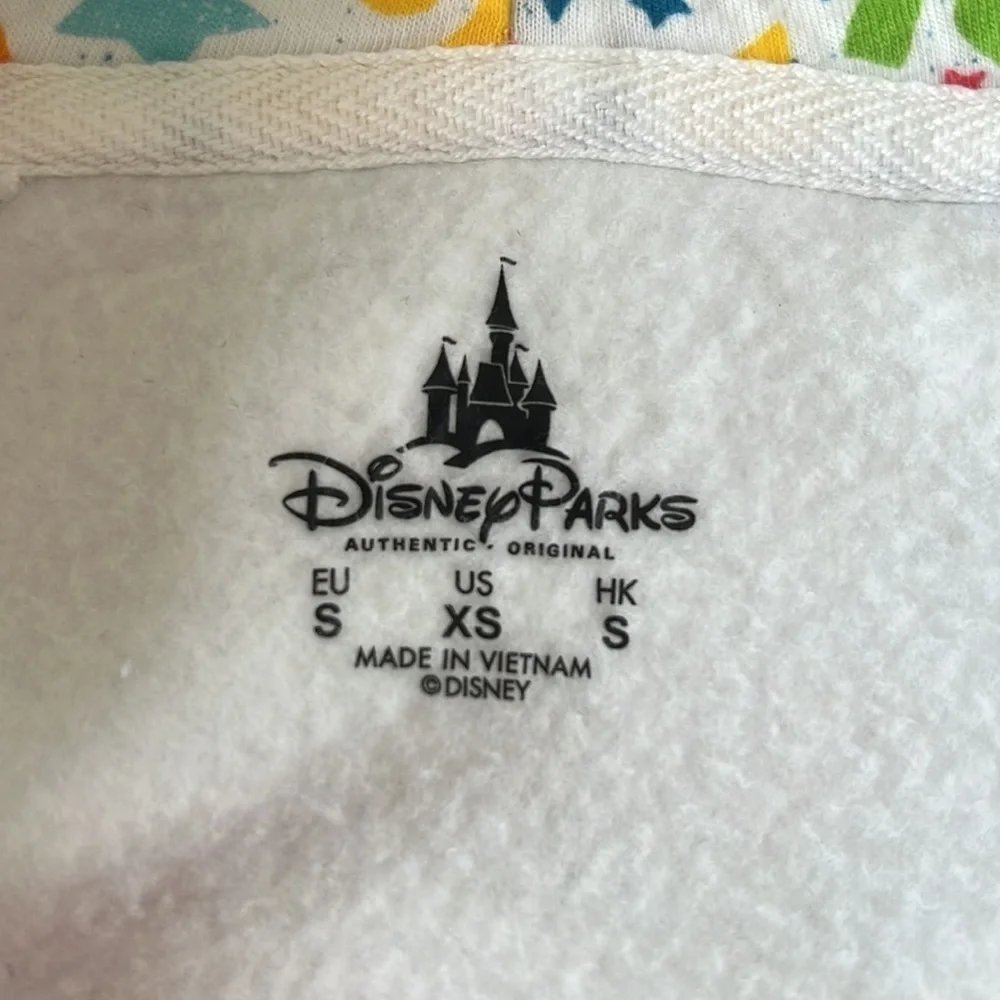 Disney Parks 2015 Mickey Mouse Full Zip Hoodie Sweatshirt Walt Disney World XS - Picture 8 of 11